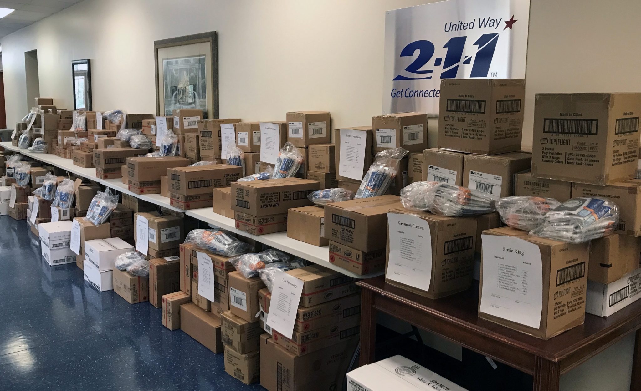 UWCE Helps Students Get Stocked Up On School Supplies